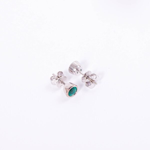 TOPOS ORO BLANCO BEZEL ESMERALDA - Image 3