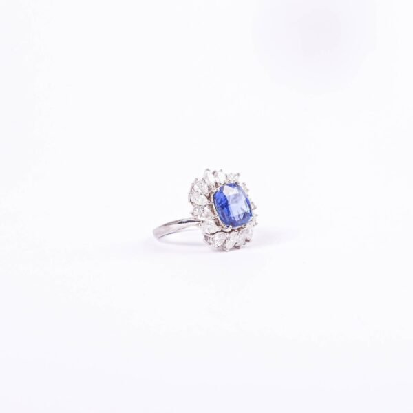 ANILLO ORO BLANCO SAFIRO - Image 3