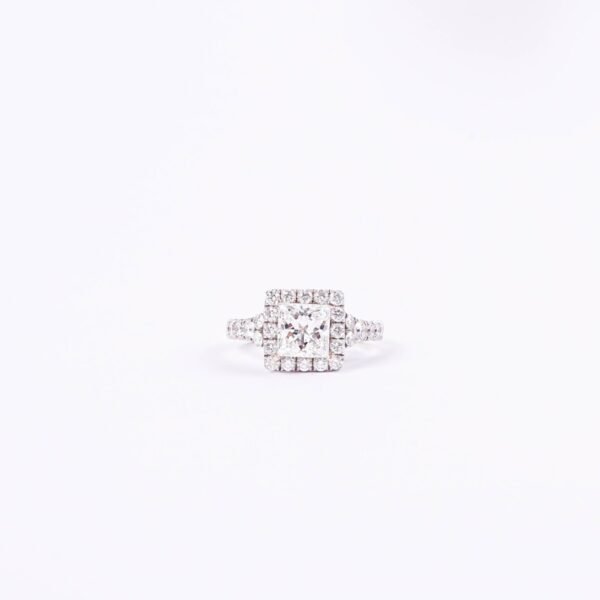 ANILLO ORO BLANCO DIAMANTE 1,30 CT - Image 2