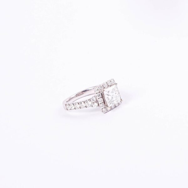 ANILLO ORO BLANCO DIAMANTE 1,30 CT - Image 4