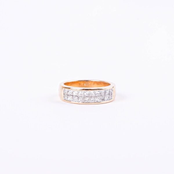 ANILLO ORO AMARILLO DIAMANTES 0,85 CT - Image 2
